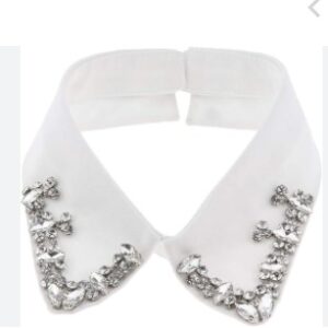 Chiffon Fake Collar Dickey Collar Blouse Half Shirt Decorative Collar White Clothing