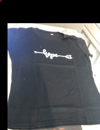 Women Black Printed Top Size M