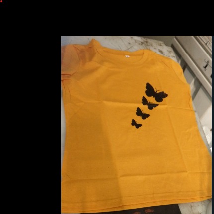 Women Yellow Printed Top Size M