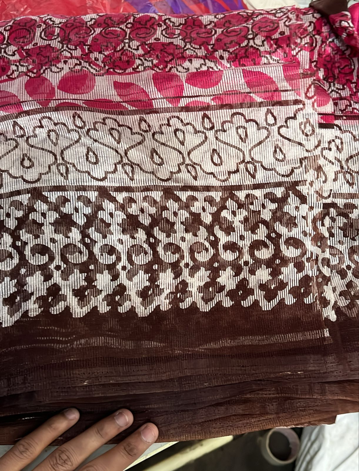 Women Multicolour Printed Silk Saree