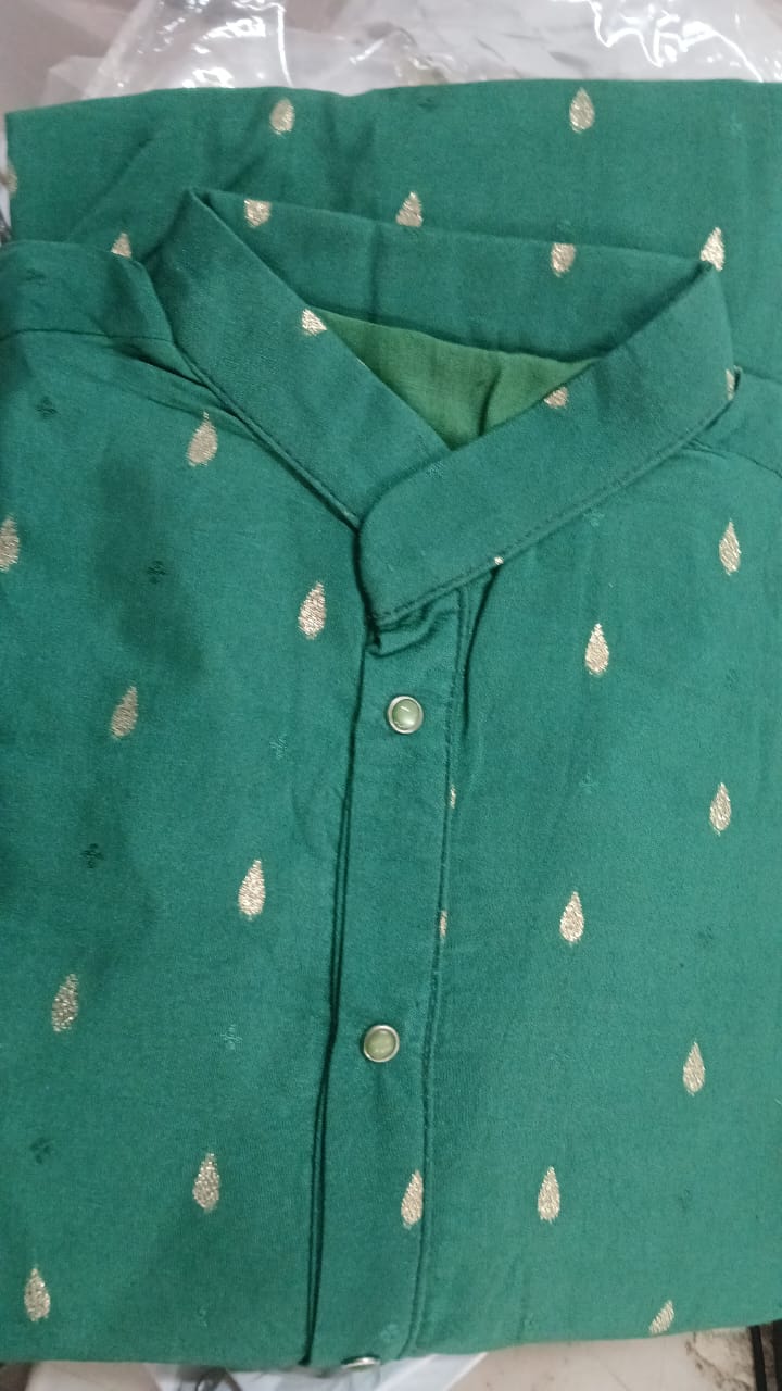 Kurti For Women Colour Green Size Xl
