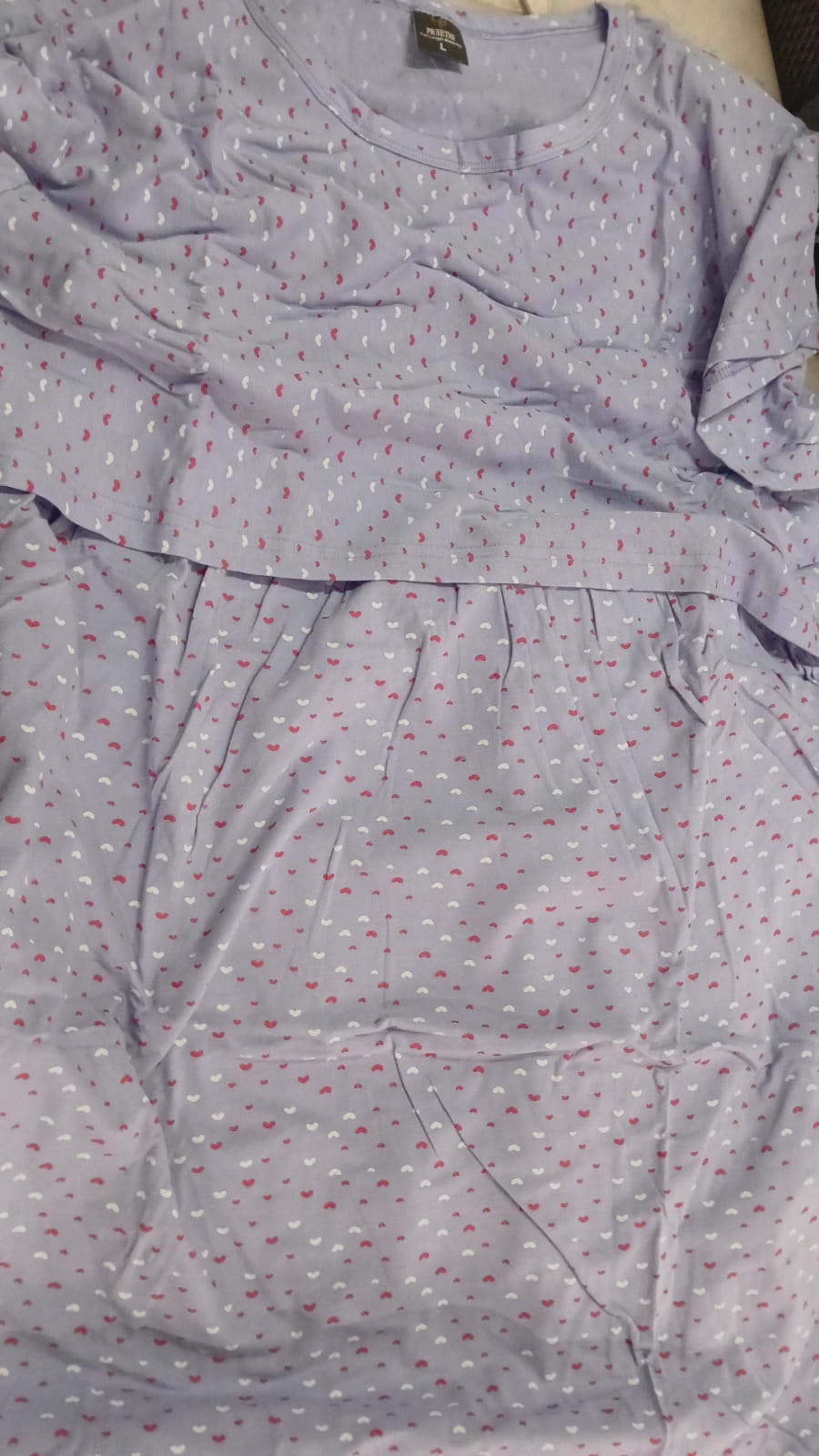 Dress For Girls Colour Purple Size L