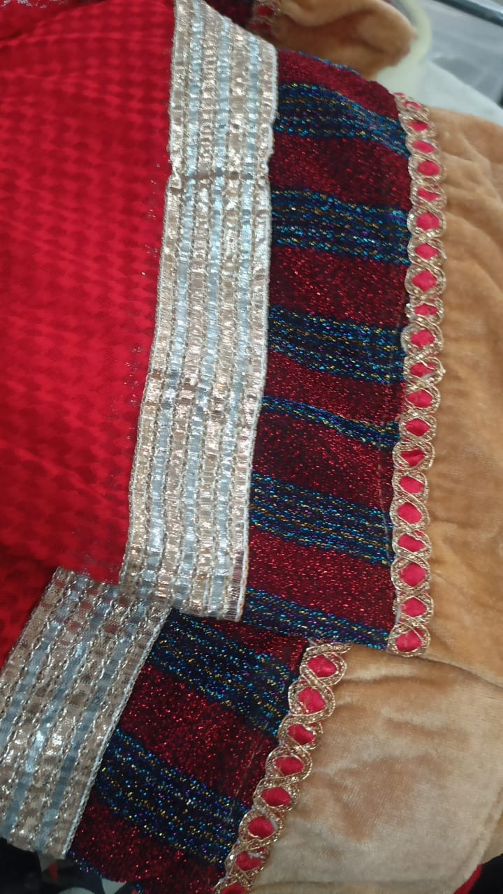 Ladies Saree Color Red