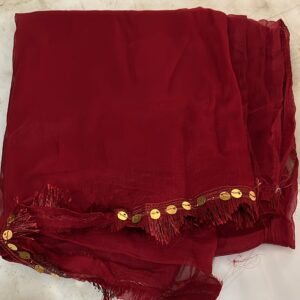Women Red Colour Fancy Dupatta