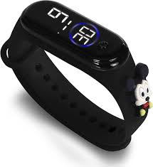 Digital Dial Waterproof Stylish And Fashionable Wrist Smart Watch Black