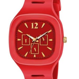 Vtrack A07 Big Square Dial Miller Watch For Men Red Colour