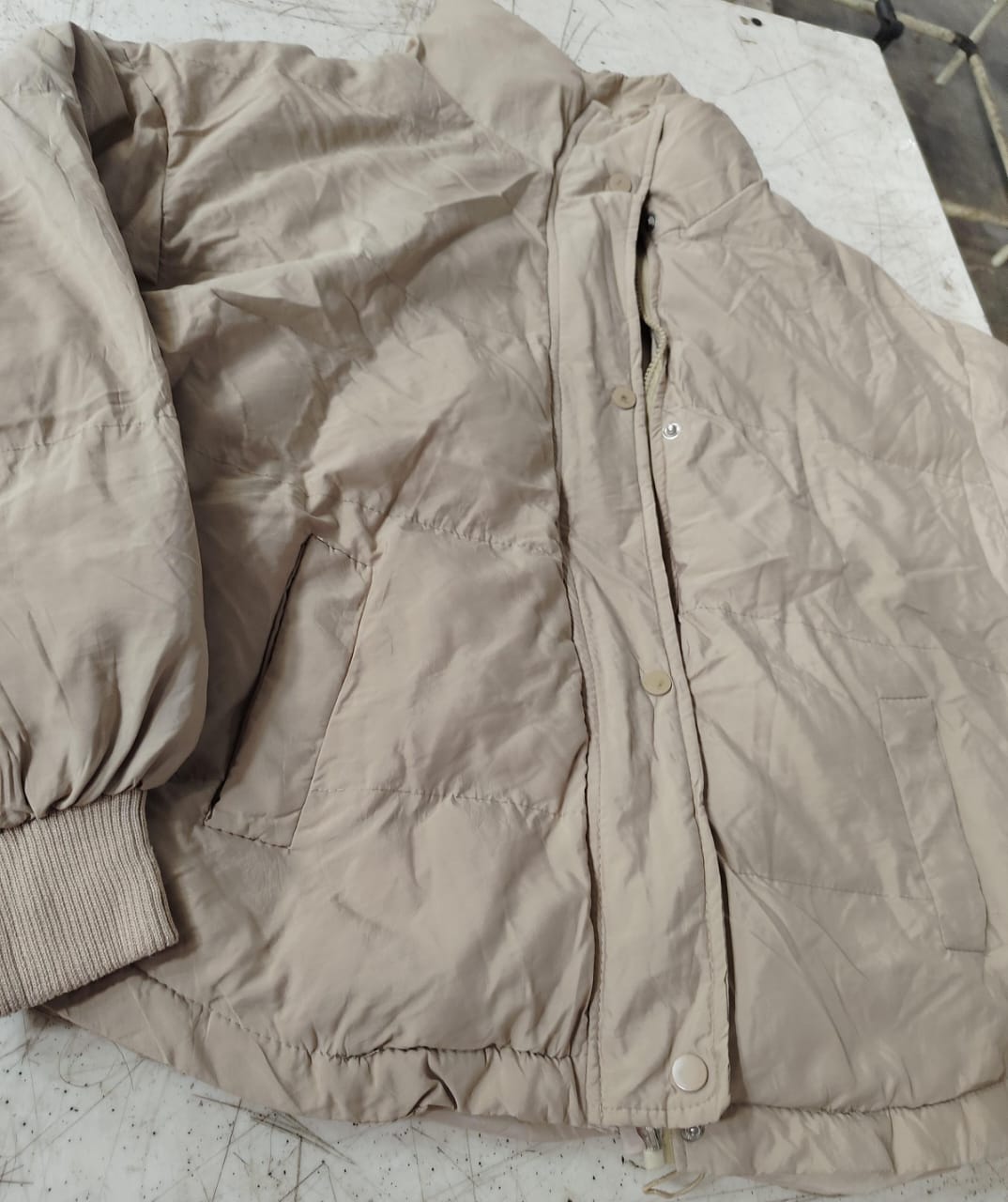 Jingpin Skin Colour Jacket For Men Size M