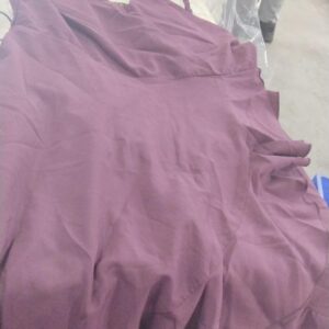 Wine Color One Piece Dress For Women Size Xl