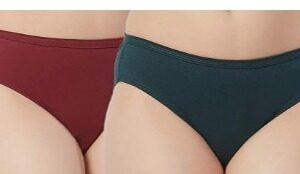 Fruit Of The Loom Flex Mini Red And Green Panty Size Xxl Pack Of 2