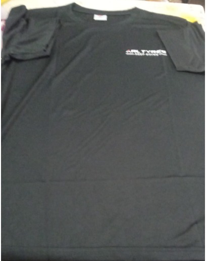 Men Solid Round Neck Pure Cotton Black T Shirt Size L