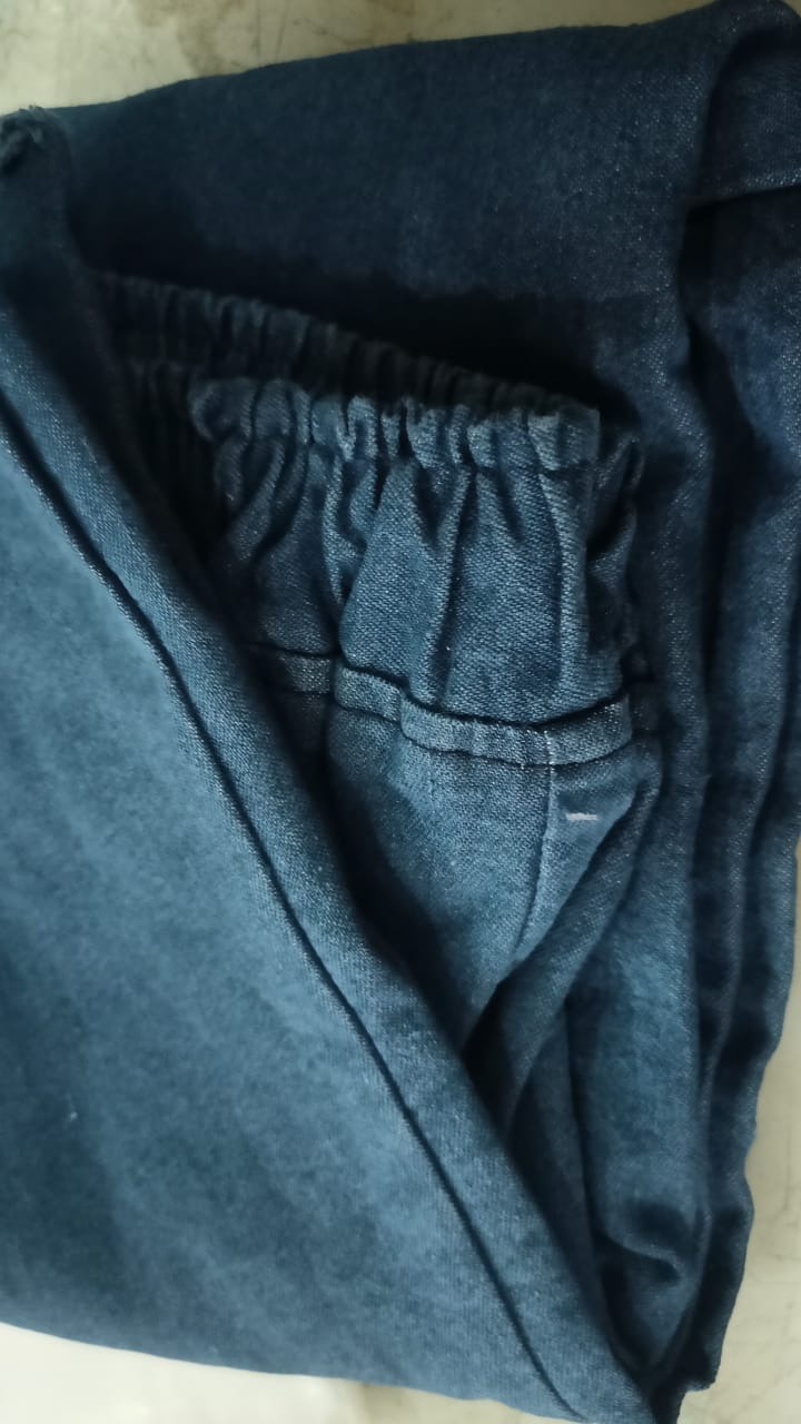 Women Track Pant Size S Color Blue