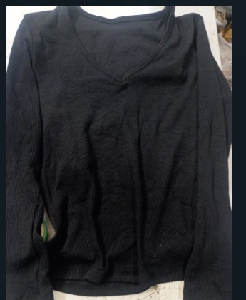 Women Top Black Colour Size M