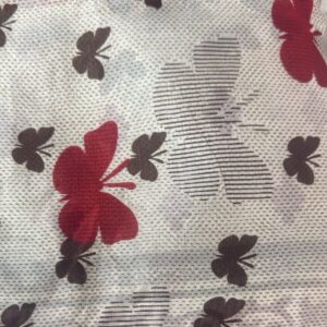 Multicolor Women Saree Butterfly Printed