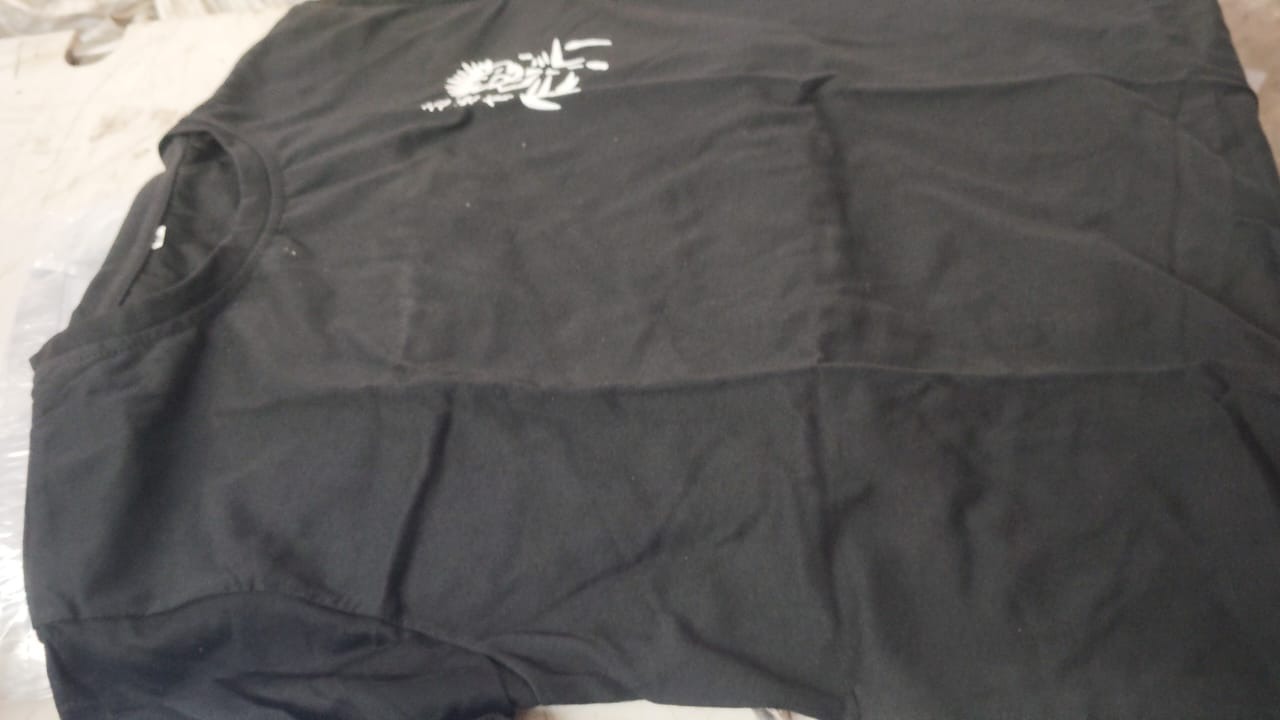 Men Black Color T Shirt Size M
