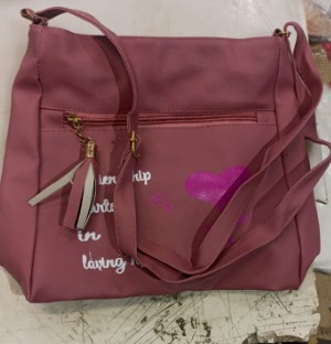 Women Hand Bag Peach Colour