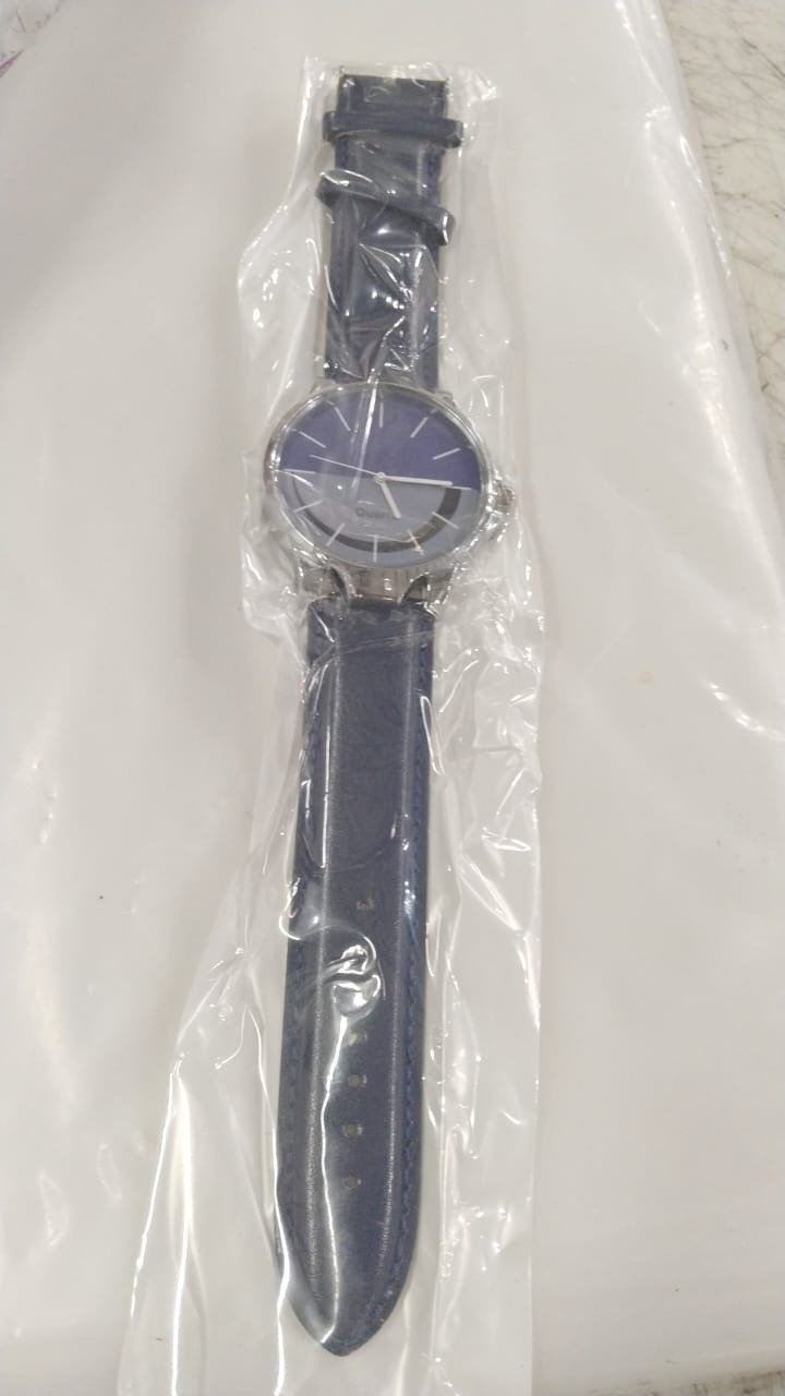 Navy Color Analog Watch For Men