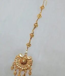 Exclusive Stylish Gold Plated Traditional Maang Tikka