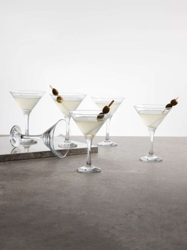 Home Centre Transparent Set Of 5 Firenze Cocktail Glasses