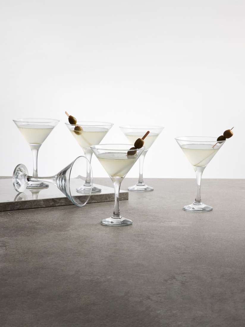 Home Centre Transparent Set Of 5 Firenze Cocktail Glasses