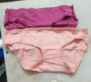 Fruit Of The Loom Womens Panty Purple And Peach Colour Pack Of 2 Size Xl