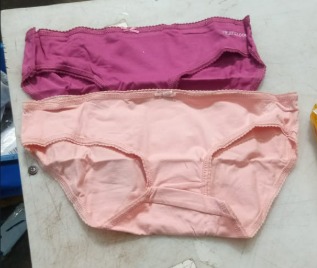Fruit Of The Loom Womens Panty Purple And Peach Colour Pack Of 2 Size Xl