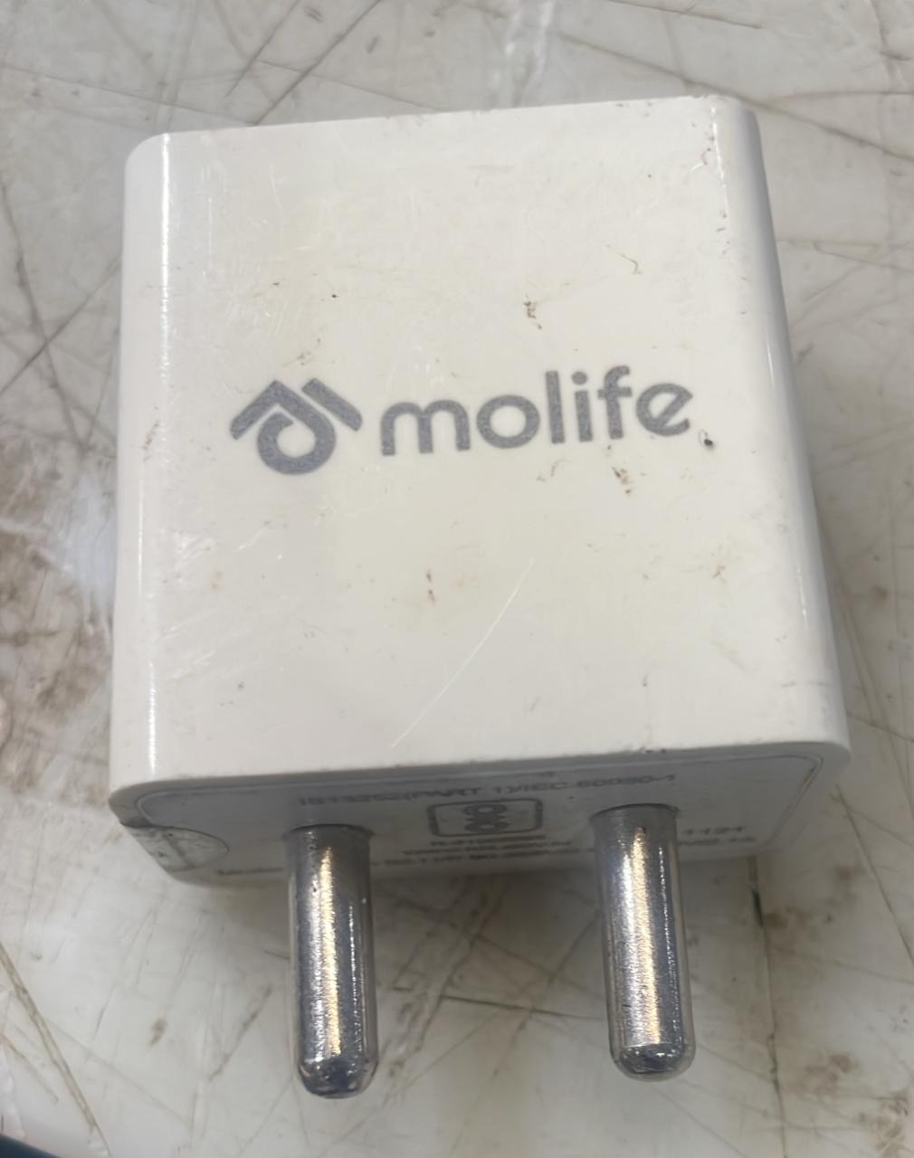 Molife White Color Mobile Adapter 15W