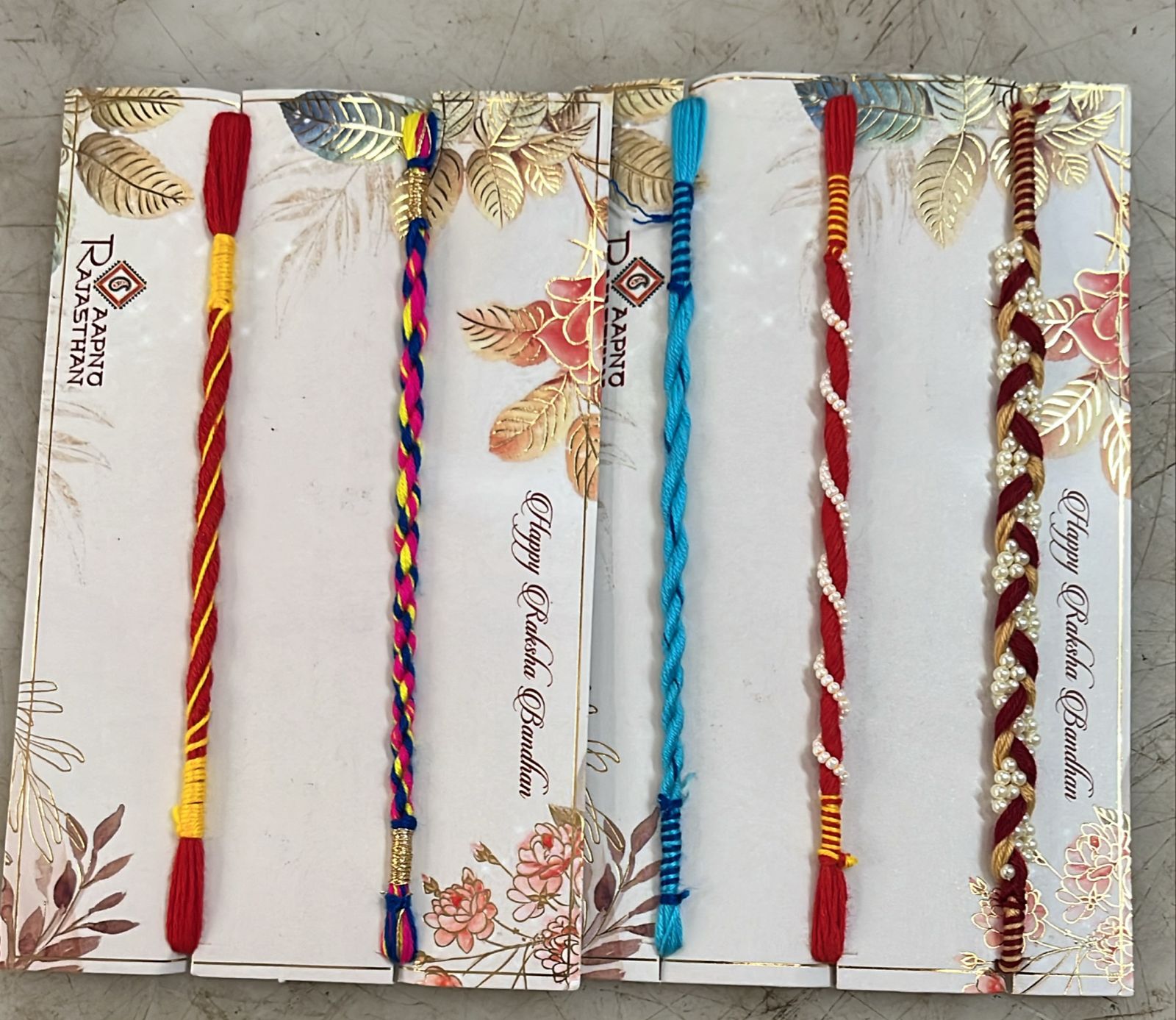 5 Pcs Multi Colour Fancy Rakhi