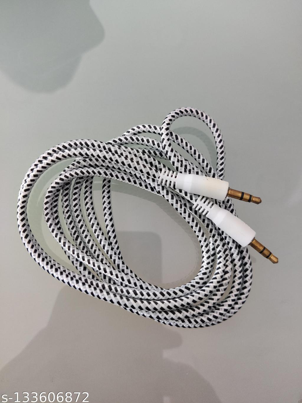 Aux Cable Grey Colour 1 M