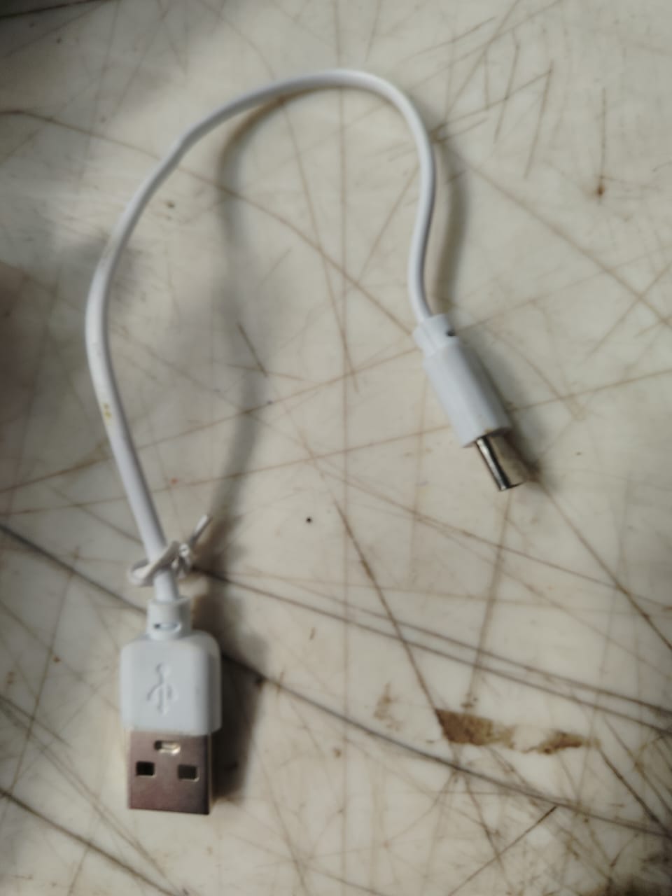 White Colour Mini C Type Data Cable