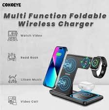 3 In 1 Wireless Charger For Phone Iwatch Airpods Charging Station 15W