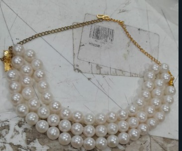 Pearl Necklace White For Womens