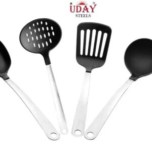 Steels Nylon Kitchen Tools 4Pc Ss Handle Kitchen Tool Set