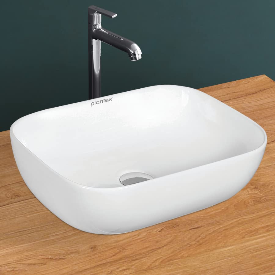 Plantex Wash Basin For Bathroom Size 46 X 35 X 15Cm White