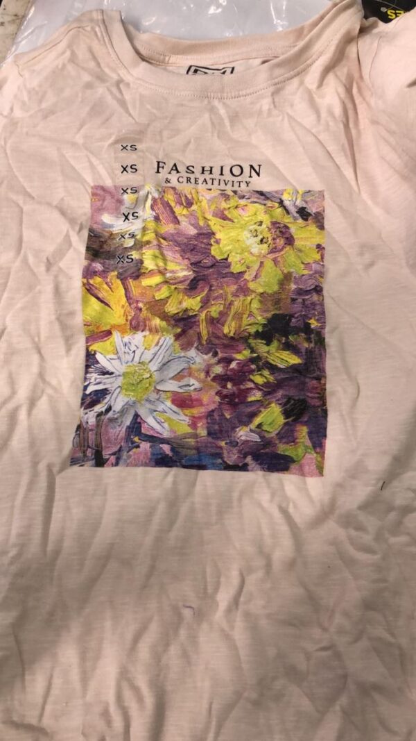 Dnmx Cream Color T Shirt For Girls Size Xs