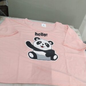 Peach Color Crop Top For Women Size S
