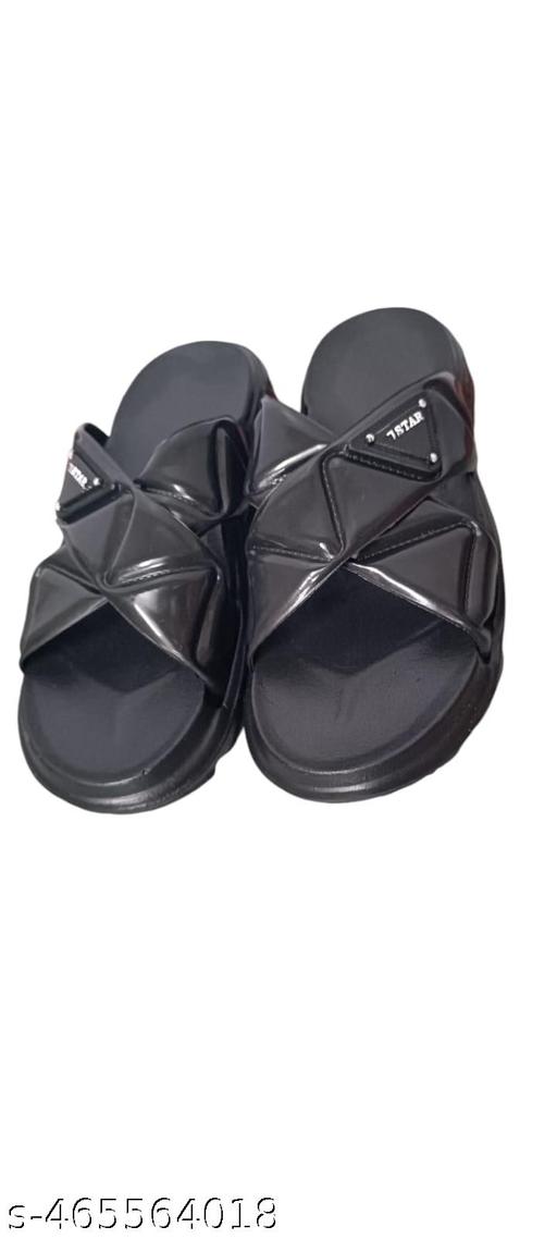 Women Black Wedges Sandal Size 39