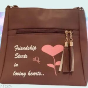 Women Hand Friendship Sling Bag Pink Colour