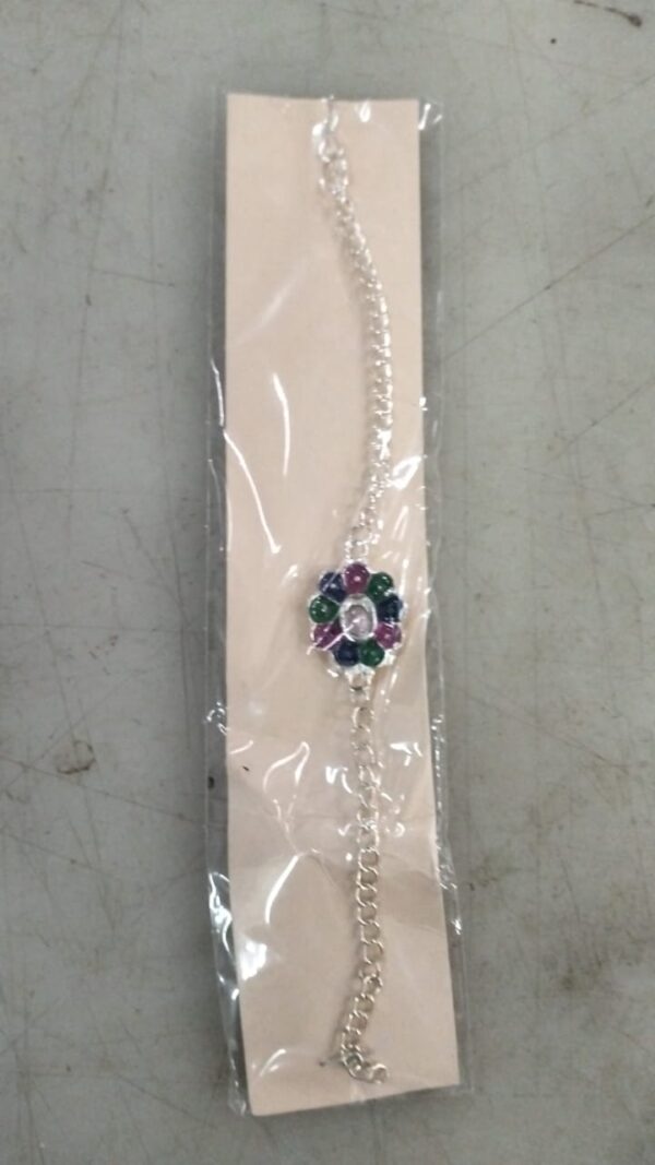 Silver Color Rakhi
