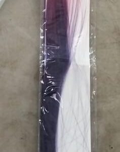Baal Synthetic Straight Hair Extension Stripes For Women And Girls Blue And Pink Color