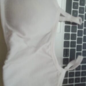 Woman Strap Fancy Padded Bra White Colour Size M