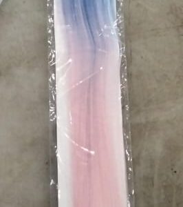 Baal Synthetic Straight Hair Extension Stripes For Women And Girls Blue And Pink Color