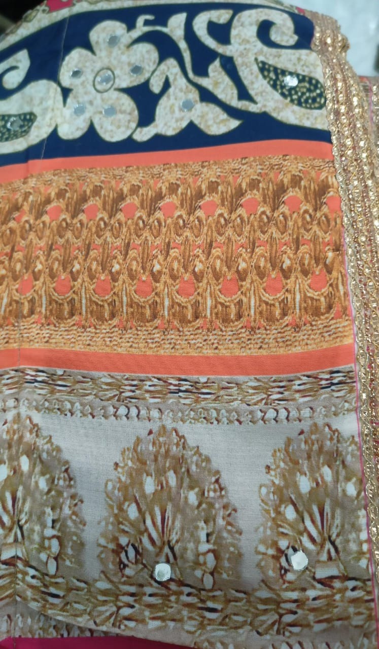 Chitrarekha Alluring Women Lehenga Unstitched Multicolor