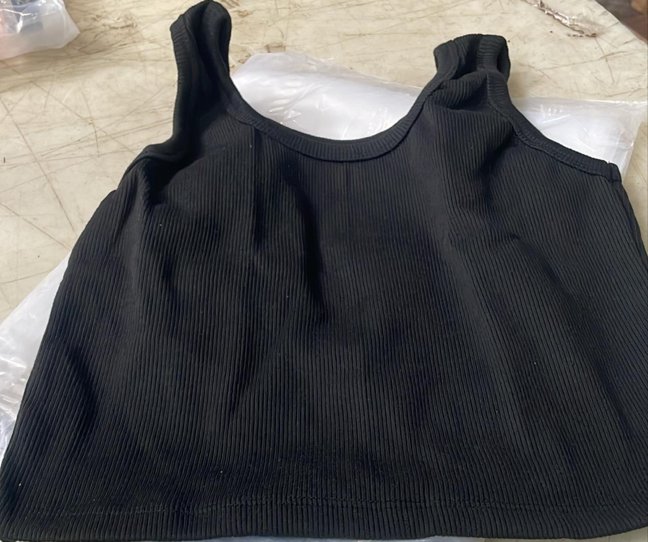 Girl Black Color Top Size L