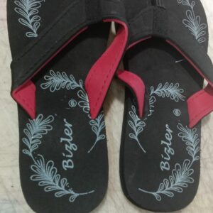 Bizler Womens Black Color Flip Flops Size 6