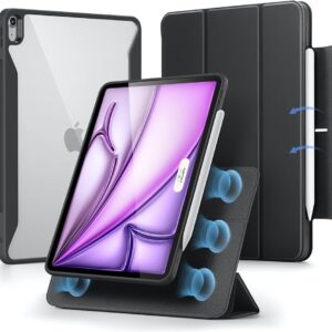 Shockproof Leather Case For IPad Air 13 Black Colour