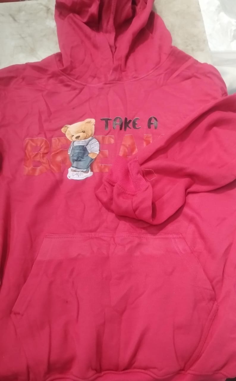 Hoodie For Women Pink Size L