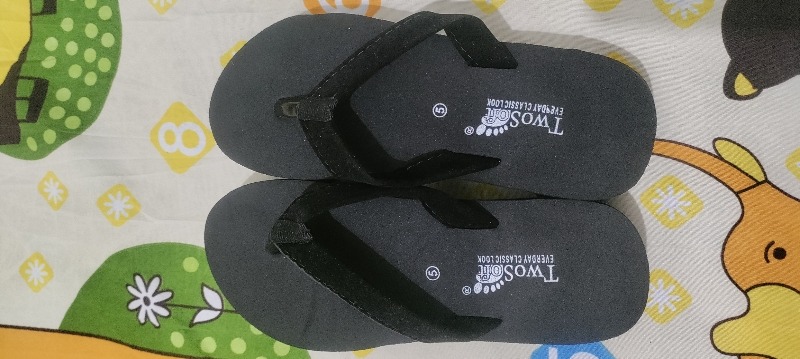 WomenS Daily Use Comfortable Stylish Sandal Type Slippers Black Size 7