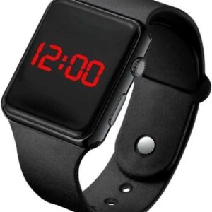 Led Digital Watch For Kids Black