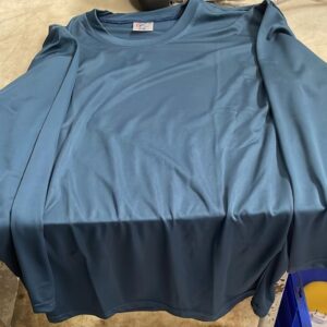 Men Teal Color T Shirt Full Sleeve Size M