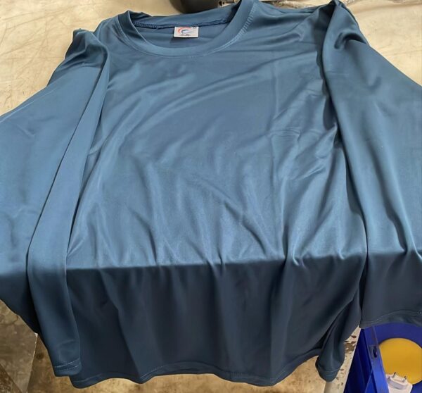 Men Teal Color T Shirt Full Sleeve Size M